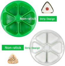 Load image into Gallery viewer, DIY Sushi Mold Onigiri Rice Ball Food Press Triangular Maker Mold Sushi Kit Japanese Kitchen Tools Bento Box Crafting supplies kitchenware nigiri