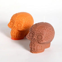 Load image into Gallery viewer, Skull Silicone Candle Mold Aromatherapy Soy Wax Moulds Halloween Home Decoration art craft tool supply candel skeleton calavera epoxy resin