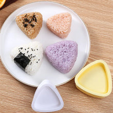 Load image into Gallery viewer, DIY Sushi Mold Onigiri Rice Ball Food Press Triangular Maker Mold Japanese Home Kitchen Bento Accessories Tools nigiri teriyaki seaweed Crafting supplies art