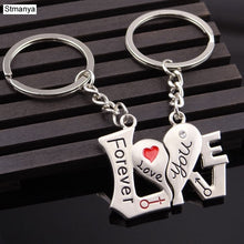 Load image into Gallery viewer, Key Chain Alloy Arrow Bow Love Keyrings Key Chains Lovers Ring Couples keychain for Gift 17343 boyfriend girlfriend bestfriend bff