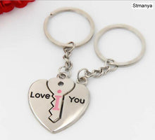 Load image into Gallery viewer, Key Chain Alloy Arrow Bow Love Keyrings Key Chains Lovers Ring Couples keychain for Gift 17343 boyfriend girlfriend bestfriend bff