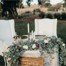 Load image into Gallery viewer, Eucalyptus Garland Artificial Faux Wall Decor Silver Dollar Greenery Leaves Vines Plant for Wedding Arch craft supplies party centerpiece table