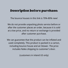 Load image into Gallery viewer, USED Soft Play Inflatable White Bounce House With Slide Ball Pit Party Used Inflatable Mini Bouncy Castle With Blower PARY SUPPLIES birthday babyshower holiday