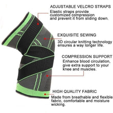 Load image into Gallery viewer, 1 Pcs Knee Pads Braces Sports Support Kneepad Men Women for Arthritis Joints Protector Fitness Compression Sleeve