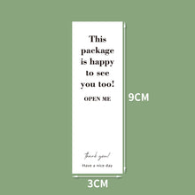 Load image into Gallery viewer, 100 Pieces This Package Is Happy To See You Too Stickers Small Business Gift box packaging decor Thank You Sticker Seal Labels