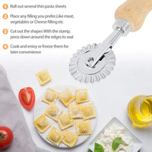 Load image into Gallery viewer, Pastry Wheel Cutter Stainless Steel Round Pizza Cutting Wheel Tools Home divider Kitchen Gadgets Baking Tools pasta Italian food DIY craft kitchenware