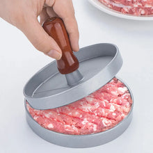 Load image into Gallery viewer, Burger press mold manual meat press non-stick coating press cheeseburger patty hamburger food BBQ aluminum alloy round mould DIY craft supplies