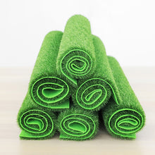 Load image into Gallery viewer, 2 Pieces Artificial Grass Outdoor Gardening Turf Lawn Synthetic Fake Grass Micro-landscape DIY Flocking Rug 30*30cm crafting material supplies