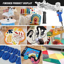Load image into Gallery viewer, Tufting Gun 2 IN 1 Electric Carpet Machine Can Do Both Cut Pile and Loop Pile Hand Gun Crafting tool supplies rug mat making