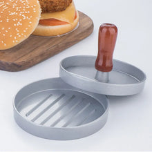 Load image into Gallery viewer, Burger press mold manual meat press non-stick coating press cheeseburger patty hamburger food BBQ aluminum alloy round mould DIY craft supplies