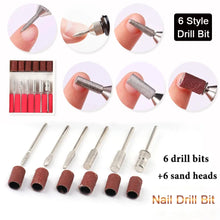Load image into Gallery viewer, PINK Nail Drill Machine Electric EU PLUG Manicure Milling Cutter Set For Gel Nail Polish Tool Nail Accessories crafting tool salon manicurist art supplies pedicurist