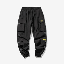 Load image into Gallery viewer, Streetwear Black Mens Harem Joggers Pants Men Cargo Pants 2021 Hip Hop Casual Pockets Sweatpants Male Oversized Fashion Trousers