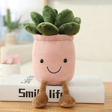 Load image into Gallery viewer, Lifelike Tulip Succulent Plants Plush Stuffed Decor Toys Soft Bookshelf Decor Doll Creative Potted Flowers Pillow for Girls Gift
