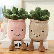 Load image into Gallery viewer, Lifelike Tulip Succulent Plants Plush Stuffed Decor Toys Soft Bookshelf Decor Doll Creative Potted Flowers Pillow for Girls Gift
