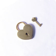 Load image into Gallery viewer, Personalized Custom engraved Metal Heart Shaped Padlock Rose Gold Heart-Shaped Love Lock With Key Engagement Wedding Valentine's Day Gift