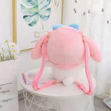 Load image into Gallery viewer, Kawaii Plush Backpack Kuromi My Melody Cinnamoroll Plush Bag Big Anime Stuffed Toys Cute Backpack for Girl Doll for Gift