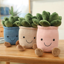 Load image into Gallery viewer, Lifelike Tulip Succulent Plants Plush Stuffed Decor Toys Soft Bookshelf Decor Doll Creative Potted Flowers Pillow for Girls Gift