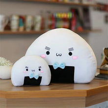 Load image into Gallery viewer, Cute Plush Mini Rice Ball Pillow Kawaii Soft Japanese Sushi Cushion Stuffed Plush Toy Cute Ball The Second Element Dumpling Doll