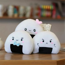 Load image into Gallery viewer, Cute Plush Mini Rice Ball Pillow Kawaii Soft Japanese Sushi Cushion Stuffed Plush Toy Cute Ball The Second Element Dumpling Doll