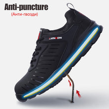 Load image into Gallery viewer, LARNMERN Mens Steel Toe Safety Shoes Work Shoes For Men lightweight Breathable Anti-Smashing Non-Slip Construction Work Sneakers