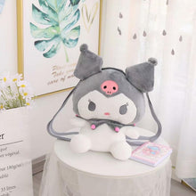 Load image into Gallery viewer, Kawaii Plush Backpack Kuromi My Melody Cinnamoroll Plush Bag Big Anime Stuffed Toys Cute Backpack for Girl Doll for Gift