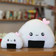 Load image into Gallery viewer, Cute Plush Mini Rice Ball Pillow Kawaii Soft Japanese Sushi Cushion Stuffed Plush Toy Cute Ball The Second Element Dumpling Doll
