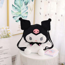 Load image into Gallery viewer, Kawaii Plush Backpack Kuromi My Melody Cinnamoroll Plush Bag Big Anime Stuffed Toys Cute Backpack for Girl Doll for Gift