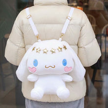 Load image into Gallery viewer, Kawaii Plush Backpack Kuromi My Melody Cinnamoroll Plush Bag Big Anime Stuffed Toys Cute Backpack for Girl Doll for Gift