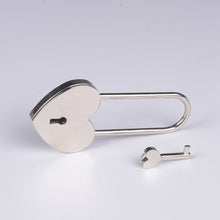 Load image into Gallery viewer, Personalized Custom engraved Metal Heart Shaped Padlock Rose Gold Heart-Shaped Love Lock With Key Engagement Wedding Valentine's Day Gift