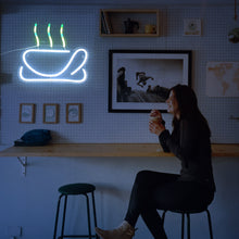 Load image into Gallery viewer, Coffee Cafe Neon Light Coffee Cup Luminous LED Sign Party Wedding Shop Birthday adjustable Room Art Wall Decoration custom design handmade