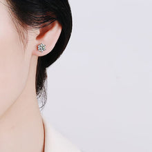 Load image into Gallery viewer, 0.5-2ct Moissanite Screw Stud Earrings D Color 925 Sterling Silver 6 Prong Diamond Earrings For Women Wedding Fine Jewelry custom design handcrafted handset stones