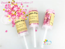 Load image into Gallery viewer, Push Up Popper 10 Piece set Pastel Confetti Wedding Party Exploding Confetti Baby Bridal Shower Birthday Decoration