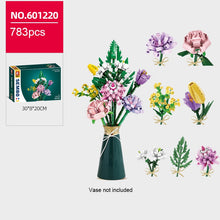 Load image into Gallery viewer, Building Block Flower Orchid Series Bonsai Girl Build Toy Flowers Adult Flower Arrangement Assembly Toys For Gifts