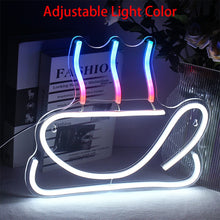 Load image into Gallery viewer, Coffee Cafe Neon Light Coffee Cup Luminous LED Sign Party Wedding Shop Birthday adjustable Room Art Wall Decoration custom design handmade