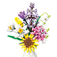 Load image into Gallery viewer, Building Block Flower Orchid Series Bonsai Girl Build Toy Flowers Adult Flower Arrangement Assembly Toys For Gifts