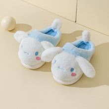Load image into Gallery viewer, Plush Slipper Kitty Melody cinnamoroll kuromi melody Cartoon Anime Adult Children Plush Home Slippers Christmas Gifts