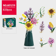 Load image into Gallery viewer, Building Block Flower Orchid Series Bonsai Girl Build Toy Flowers Adult Flower Arrangement Assembly Toys For Gifts