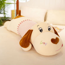 Load image into Gallery viewer, Striped Big Dog soft body pilllow long sleeping pillow dog doll home decoration sofa pillow children girl holiday gift toys 50-100cm