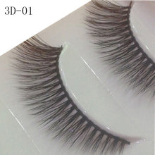 Load image into Gallery viewer, HBZGTLAD 5 Pairs 3D Handmade Fake Eyelashes Natural Long Thick Daily Makeup Thick Cross Eyelashes Eye Lashes