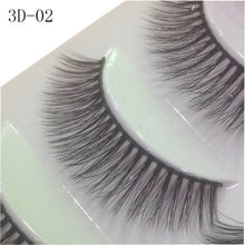 Load image into Gallery viewer, HBZGTLAD 5 Pairs 3D Handmade Fake Eyelashes Natural Long Thick Daily Makeup Thick Cross Eyelashes Eye Lashes