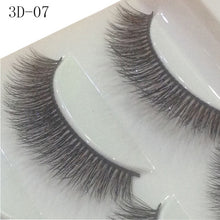 Load image into Gallery viewer, HBZGTLAD 5 Pairs 3D Handmade Fake Eyelashes Natural Long Thick Daily Makeup Thick Cross Eyelashes Eye Lashes