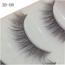 Load image into Gallery viewer, HBZGTLAD 5 Pairs 3D Handmade Fake Eyelashes Natural Long Thick Daily Makeup Thick Cross Eyelashes Eye Lashes