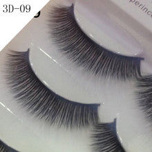 Load image into Gallery viewer, HBZGTLAD 5 Pairs 3D Handmade Fake Eyelashes Natural Long Thick Daily Makeup Thick Cross Eyelashes Eye Lashes