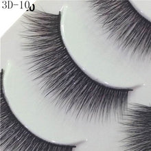 Load image into Gallery viewer, HBZGTLAD 5 Pairs 3D Handmade Fake Eyelashes Natural Long Thick Daily Makeup Thick Cross Eyelashes Eye Lashes