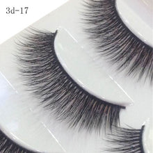 Load image into Gallery viewer, HBZGTLAD 5 Pairs 3D Handmade Fake Eyelashes Natural Long Thick Daily Makeup Thick Cross Eyelashes Eye Lashes