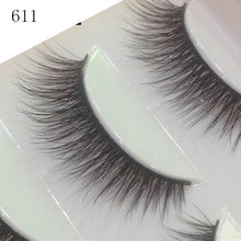 Load image into Gallery viewer, HBZGTLAD 5 Pairs 3D Handmade Fake Eyelashes Natural Long Thick Daily Makeup Thick Cross Eyelashes Eye Lashes