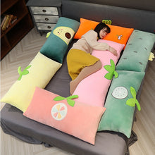 Load image into Gallery viewer, Fruit Square Sleeping cuddle Pillow Avocado Strawberry Carrot Pineapple Grapefruit Kiwi Cactus Plush Toys Funny Gift Sofa Seat Cushion