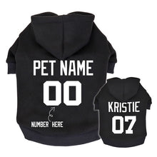 Load image into Gallery viewer, Custom Dog Hoodies Large Dog Clothes Personalized Pet Name Clothing French Bulldog Clothes for Small Medium Large Dogs XS-6XL