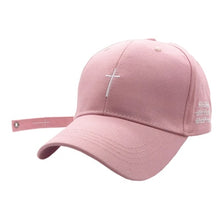 Load image into Gallery viewer, New Men Women Fashion Embroidery Cross Baseball Cap Cotton Snapback Dad Hat Bone Casquette Summer Couple Hip Hop Caps Gorras