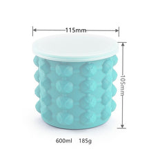 Load image into Gallery viewer, Silicone Ice Cube Maker Portable Bucket Wine Ice Cooler Beer Cabinet Space Saving Kitchen Tools Drinking Whiskey Freeze